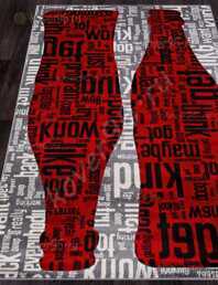 Ковер RIO C081 gray-red 2,4*3,4 n